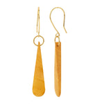 Load image into Gallery viewer, Haldu Wood Paddle Earrings
