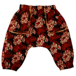 Load image into Gallery viewer, Rust Floral Harem Pants
