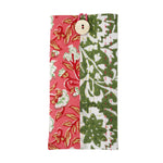 Load image into Gallery viewer, Ivy Green &amp; Pink Floral Glasses Case
