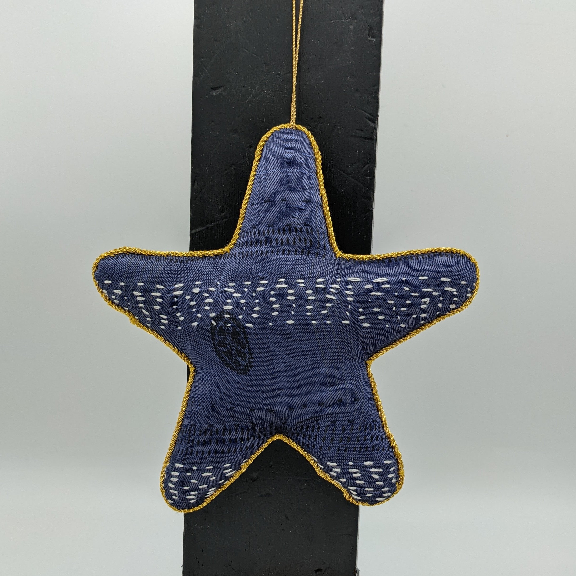 Upcycled Saree Star Ornaments