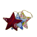 Load image into Gallery viewer, Gold Trimmed Star Ornaments
