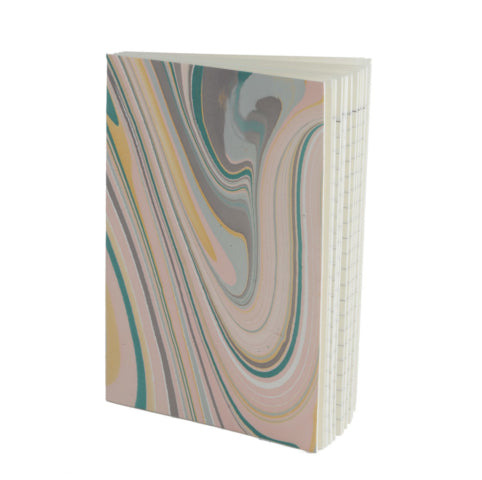 Rose Gold Marbled Paper Journal