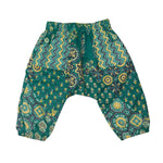 Load image into Gallery viewer, Green Floral Harem Pants
