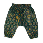 Load image into Gallery viewer, Green Floral Harem Pants

