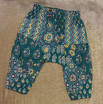 Load image into Gallery viewer, Green Floral Harem Pants
