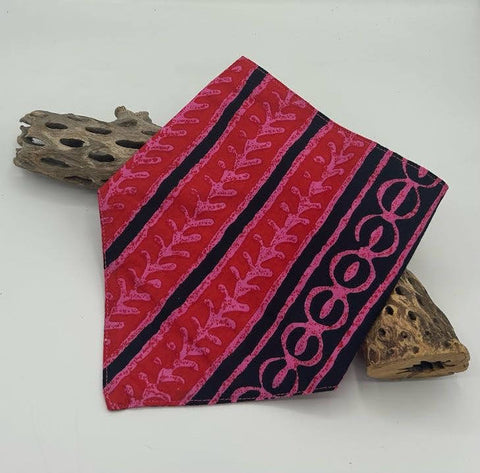 Vivid Pink Reversible Baby Bib