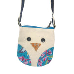 Load image into Gallery viewer, Small bag with owl design on a white background
