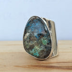 Load image into Gallery viewer, Azurite Cuff Ring
