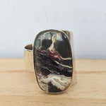 Load image into Gallery viewer, Crazy Lace Agate Cuff Ring
