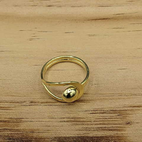 Brass Satellite Ring