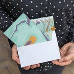 Load image into Gallery viewer, Orchid Marbled Greeting Card
