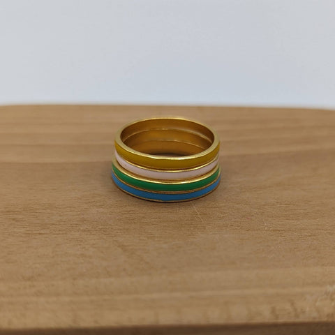 Enamel Band - Spring Green