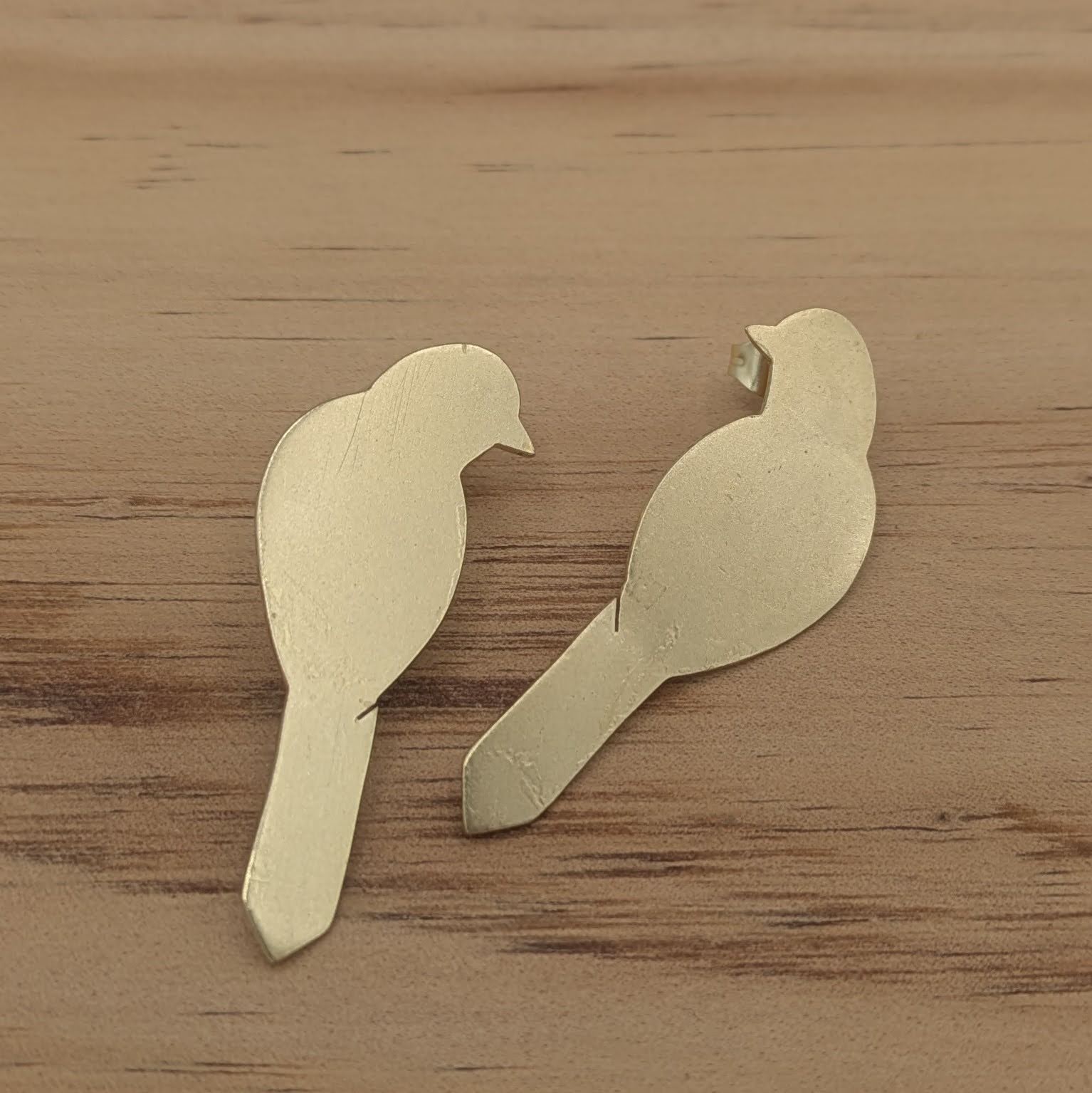 Bird Silhouette Studs