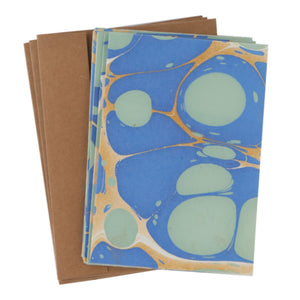 Ocean Blue Pebble Card Set