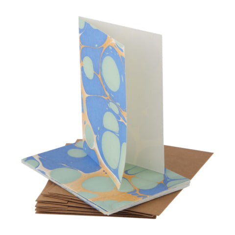 Ocean Blue Pebble Card Set