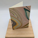 Load image into Gallery viewer, Rose Gold Marbled Greeting Card
