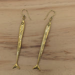 Load image into Gallery viewer, Long Fish Earrings
