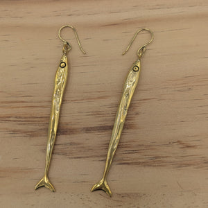 Long Fish Earrings