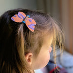 Load image into Gallery viewer, Upcycled Sari Butterfly Hair Clips
