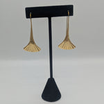 Load image into Gallery viewer, Gingko Leaf Threader Earrings
