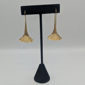 Gingko Leaf Threader Earrings