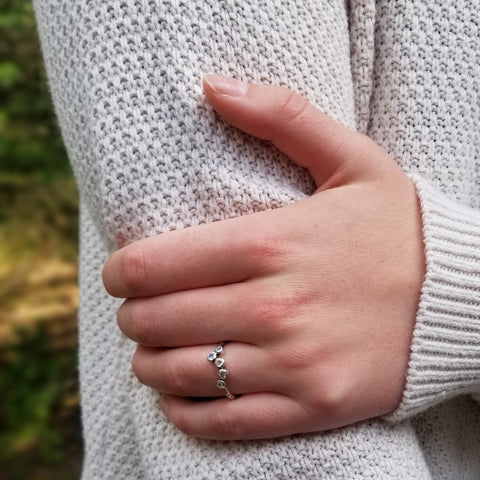 Across the Sky Moonstone Ring