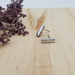 Load image into Gallery viewer, Sterling Silver Bar Studs
