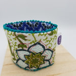 Load image into Gallery viewer, Ivy Green &amp; Blue Coffee Sleeve

