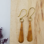 Load image into Gallery viewer, Haldu Wood Paddle Earrings

