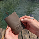 Load image into Gallery viewer, Buffalo Leather Fishbone Journal

