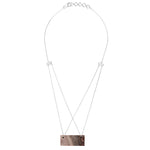 Load image into Gallery viewer, Porcelain Jasper Double Chain Necklace
