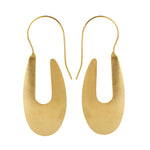 Load image into Gallery viewer, Brass Curve Earrings
