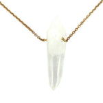 Load image into Gallery viewer, Raw Quartz Crystal Necklace
