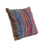 Load image into Gallery viewer, Recycled Vintage Saree Pillow Cover - Square

