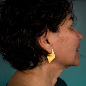 Diamond Profile Earrings