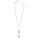 Load image into Gallery viewer, Amazonite Paddle Necklace
