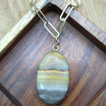 Load image into Gallery viewer, Bumblebee Jasper Necklace
