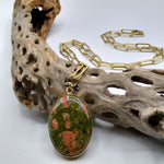 Load image into Gallery viewer, Unakite Necklace
