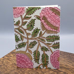 Load image into Gallery viewer, Pink Camellia Block Printed Card Set
