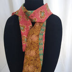 Load image into Gallery viewer, Vintage Saree Skinny Scarf

