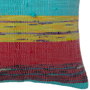 Recycled Vintage Saree Pillow Cover - Square
