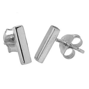 Sterling Silver Bar Studs