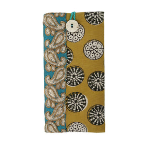 Harvest Gold & Teal Glasses Case