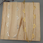 Load image into Gallery viewer, Open Triangle Necklace
