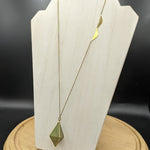 Load image into Gallery viewer, Double Pyramid Vessonite Necklace
