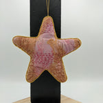 Load image into Gallery viewer, Upcycled Saree Star Ornaments
