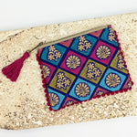 Load image into Gallery viewer, Embroidered Accessory Bag
