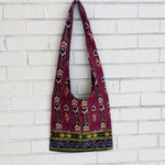 Load image into Gallery viewer, Upcycled Saree Market Bag
