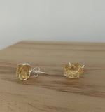Load image into Gallery viewer, Citrine Raw Stone Studs
